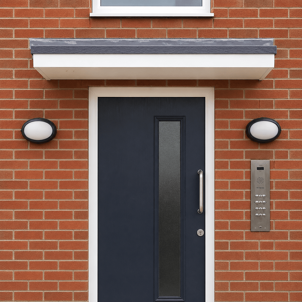 The Shelf Lead Effect Flat Over Door Canopy No Brackets Image